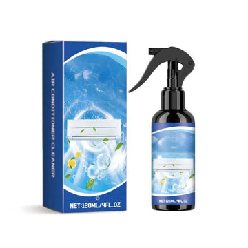 ForKumi HVAC cleaning spray with 120ml bottle and blue packaging for car air conditioner cleaning