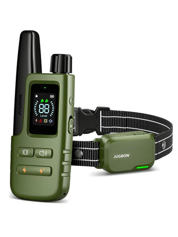 ForKumi safe dog training collar with adjustable remote control and LED display for effective pet training
