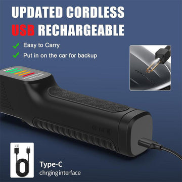 ForKumi cordless plastic welding gun with USB Type-C charging interface and portable design for car repairs
