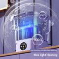 ForKumi 9L compact laundry machine with blue light cleaning and trouble-free washing technology