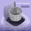ForKumi 9L compact laundry machine with separate drain basket for gentle moisture removal