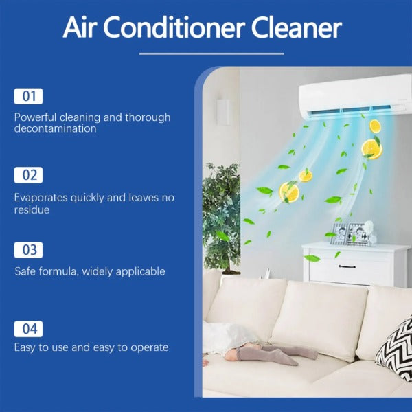 ForKumi HVAC cleaning spray air conditioner cleaner with powerful cleaning and quick evaporation