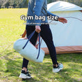 ForKumi automatic inflatable camping tent packed gym bag size for easy storage and portability