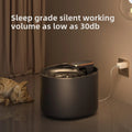 ForKumi automatic pet water fountain in black with silent operation and sleep grade noise level