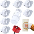 Avis automatic poultry feeder FDA approved white plastic feeder parts and chicken eating feed