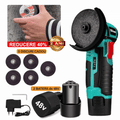 ForKumi 48V cordless angle grinder kit with five discs two 48V batteries and charger