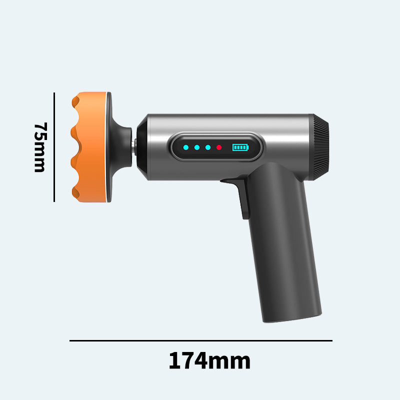 ForKumi cordless car buffer polisher with compact design and digital battery indicator