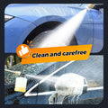 ForKumi cordless pressure washer cleaning car surfaces with strong water spray for easy car maintenance