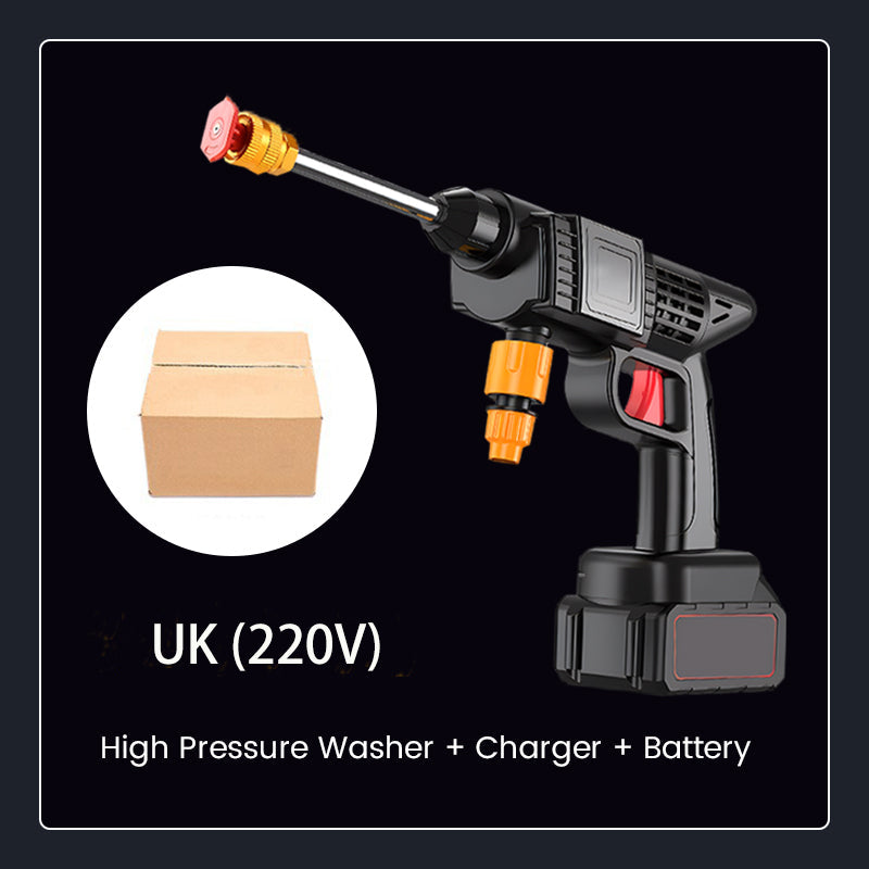 ForKumi cordless pressure washer with charger and battery for car cleaning accessories