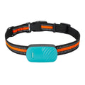 ForKumi ultra-light pet GPS tracker with adjustable black and orange collar for pets