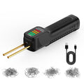 ForKumi cordless plastic welding gun with USB charging cable and metal staples for car accessories repair