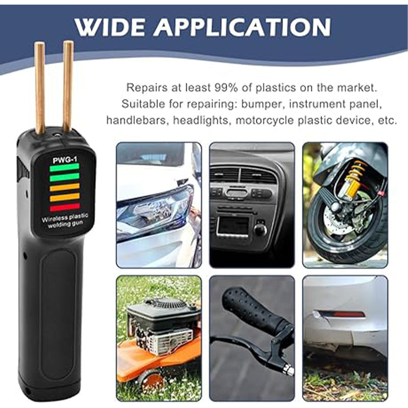 ForKumi cordless plastic welding gun with wide application for repairing car bumpers headlights and motorcycle plastic parts