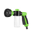 ForKumi dog bathing sprayer with multiple modes green and black handheld pet bath tool
