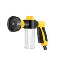 ForKumi dog bathing sprayer with multiple modes yellow and black handheld pet shower tool