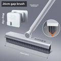 ForKumi easy-to-use toilet brush for deep cleaning with 26cm gap brush and wall mount clip