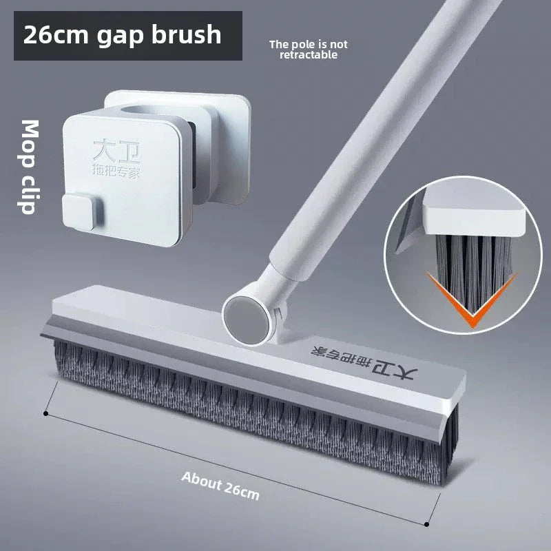 ForKumi easy-to-use toilet brush for deep cleaning with 26cm gap brush and wall mount clip