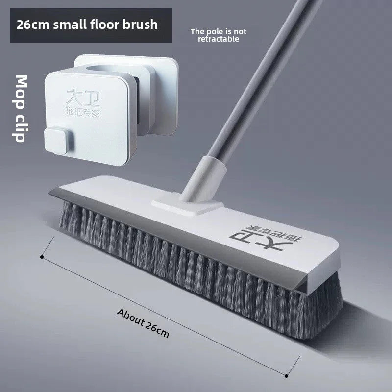 ForKumi easy-to-use toilet brush for deep cleaning with 26cm small floor brush and wall mount holder