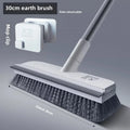 ForKumi easy-to-use toilet brush for deep cleaning with 30cm earth brush and retractable pole