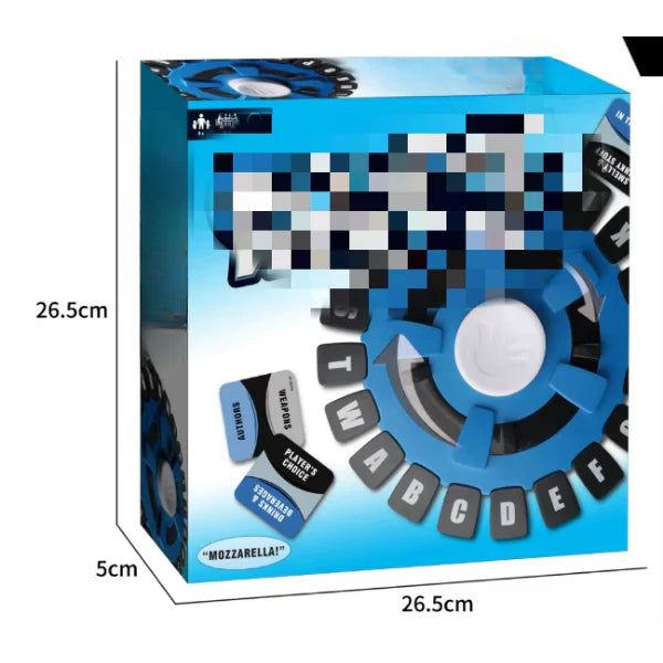 ForKumi educational spelling games for kids toy series with blue circular letter board and category cards