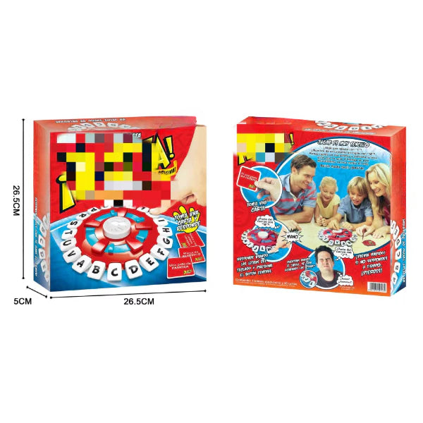 ForKumi educational spelling games for kids board game with letter tiles and family playing together
