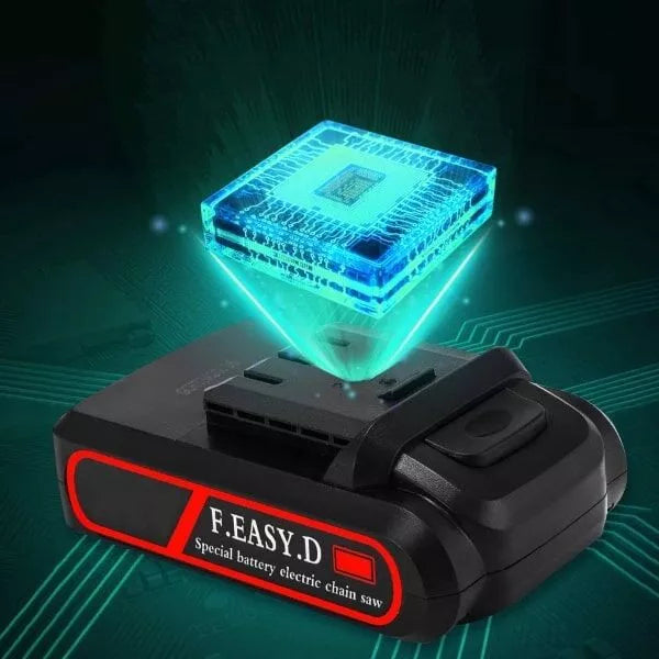 ForKumi 6 inch cordless chainsaw kit battery pack with advanced chip technology for electric chain saw