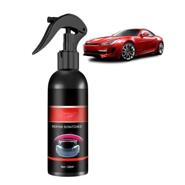 ForKumi multi surface scratch repair kit spray bottle with red sports car for car scratch repair