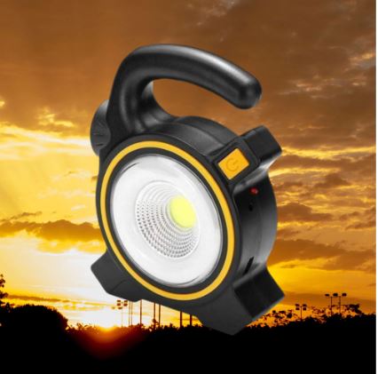 ForKumi solar USB camping lantern with hook and compact design for outdoor use