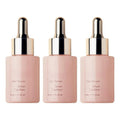 ForKumi hair serum for shiny hair in pink bottles with dropper caps set of three