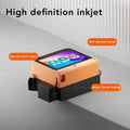 Handheld inkjet printer with upgrade touch screen and anti slip shell design for quick drying inkjet printing