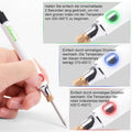 ForKumi USB portable soldering iron with adjustable temperature settings and LED indicator lights