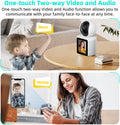 HD smart security camera with one-touch two-way video and audio for clear family communication