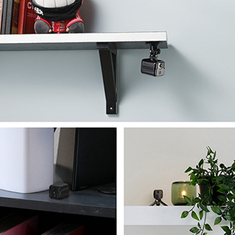 ForKumi HD WiFi security camera shown mounted and placed on shelves for indoor surveillance