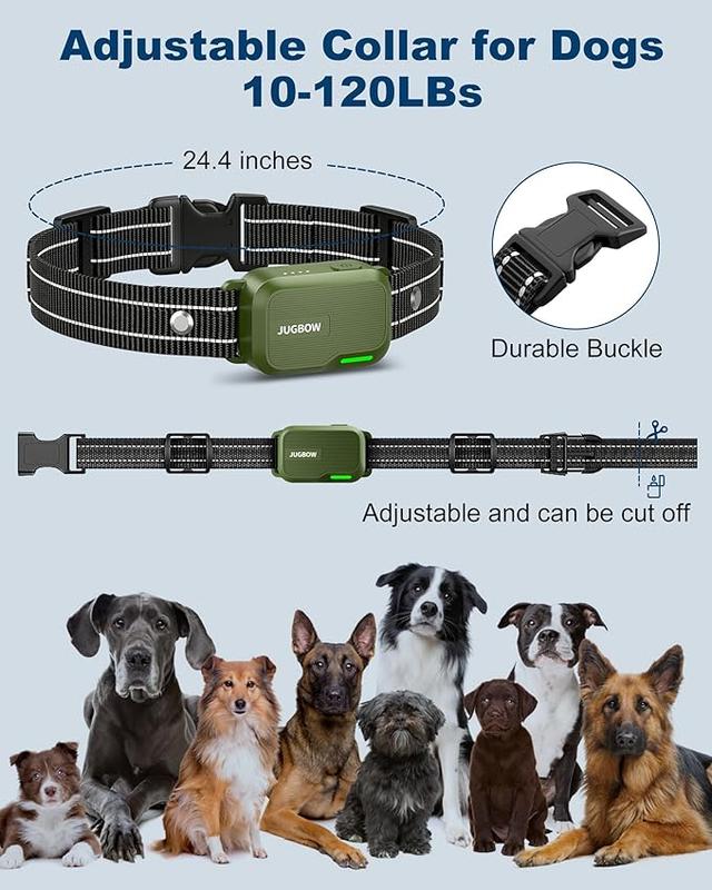 ForKumi safe dog training collar adjustable for small to medium dogs with durable buckle and cut-off design