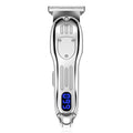 ForKumi LCD hair clipper for men with digital display and stainless steel blades for precision grooming