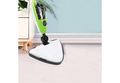 ForKumi multi purpose steam cleaner for home with triangular mop head cleaning carpet edge