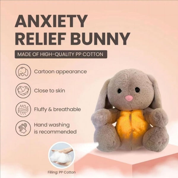 Avis musical otter soother for babies plush toy with glowing shell on soft pink fur