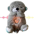 Avis musical otter soother for babies plush toy with glowing paw and soothing sound waves