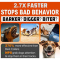 Avis ultrasonic dog trainer stops bad behavior like barking digging and biting 2.7 times faster