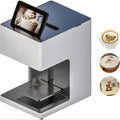 My Store photo latte printer in gray with digital display printing latte art on coffee cups