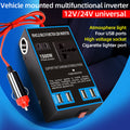 Avis vehicle mounted multifunctional 12V 24V inverter with USB ports and cigarette lighter socket for car supplies