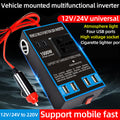 Avis portable car tire inflator vehicle mounted multifunctional inverter with USB ports and high voltage socket