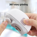 ForKumi portable nail clipper with 360 degree rotary grinding for precise nail trimming