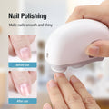 ForKumi portable nail clipper polishing nails to make them smooth and shiny before and after use