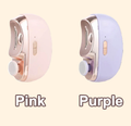 ForKumi portable nail clipper in pink and purple with compact ergonomic design for home use