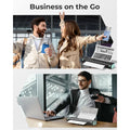 My Store portable thermal printer printing documents for business professionals on the go