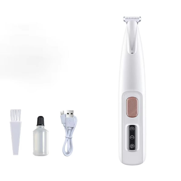 ForKumi white professional pet grooming clippers with ergonomic design and easy control buttons