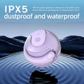 ForKumi real time translation earbuds with IPX5 waterproof and dustproof design floating on water