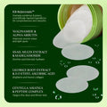 ForKumi snail essence facial pads with hydrating and skin-brightening ingredients for fine lines and dark spots