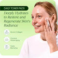 ForKumi snail essence facial pads daily toner deeply hydrates and restores skin radiance
