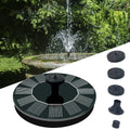 ForKumi solar fountain outdoor garden pump with multiple nozzle heads for garden decor